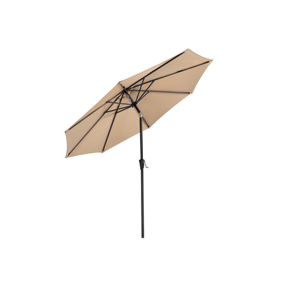 Patio Umbrella with Tilt and Crank Mechanism