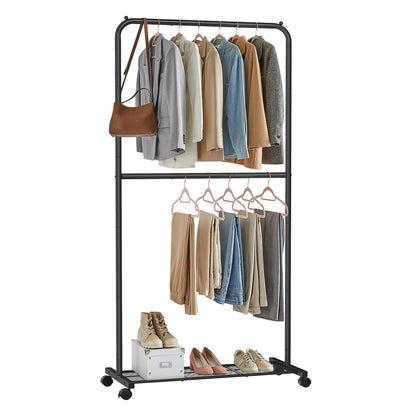 Double-Rod Garment Rack