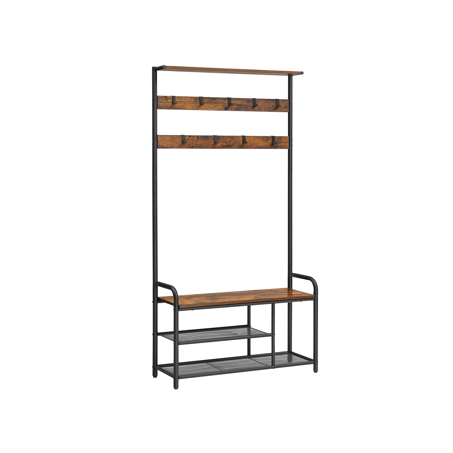 Coat Rack with Shoe Bench - image 1