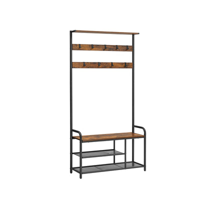 Coat Rack with Shoe Bench - image 1