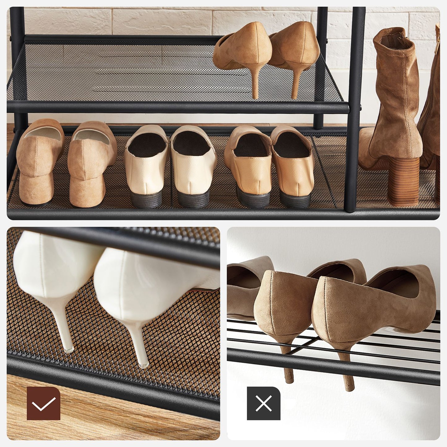 Coat Rack with Shoe Bench - image 6
