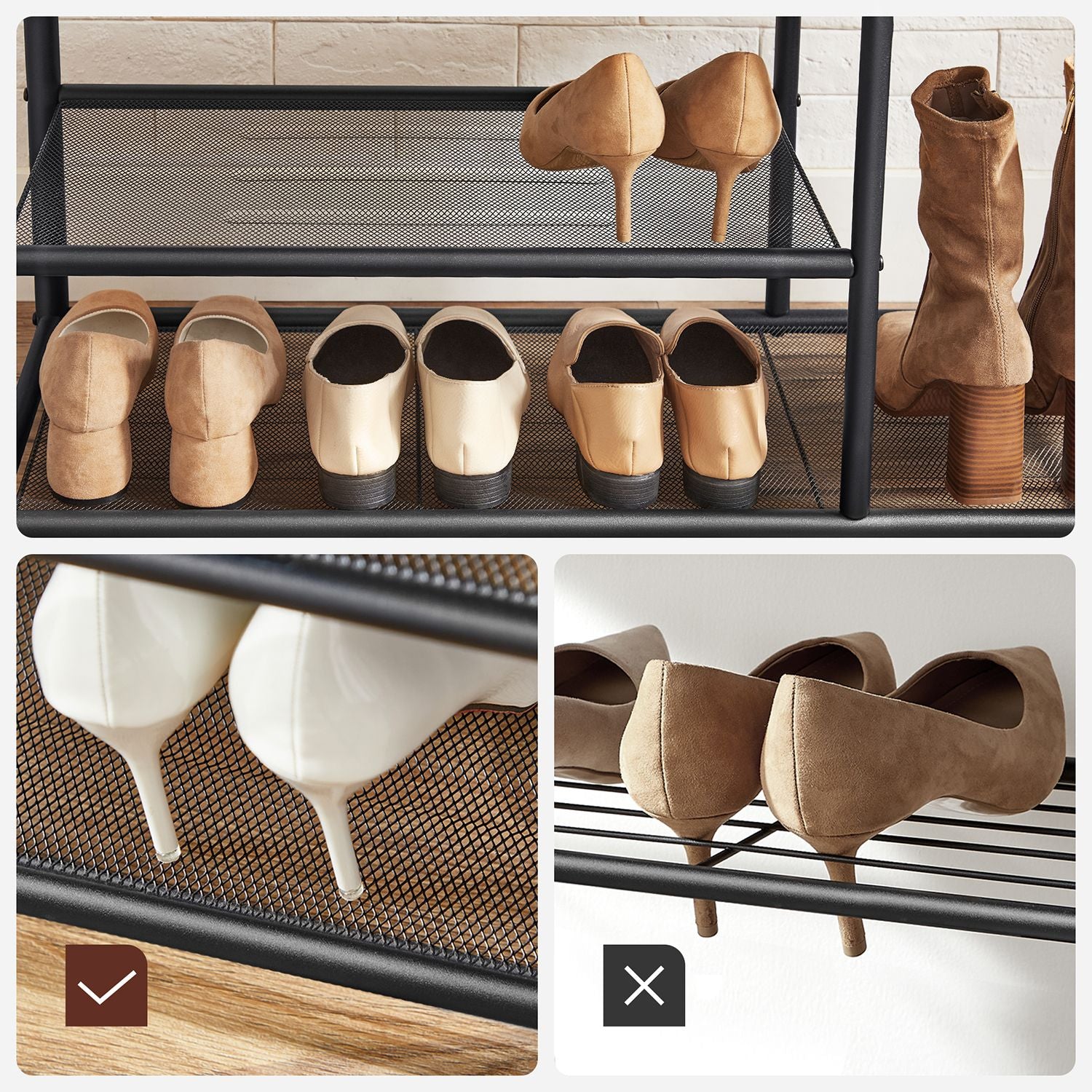 Coat Rack with Shoe Bench - image 6