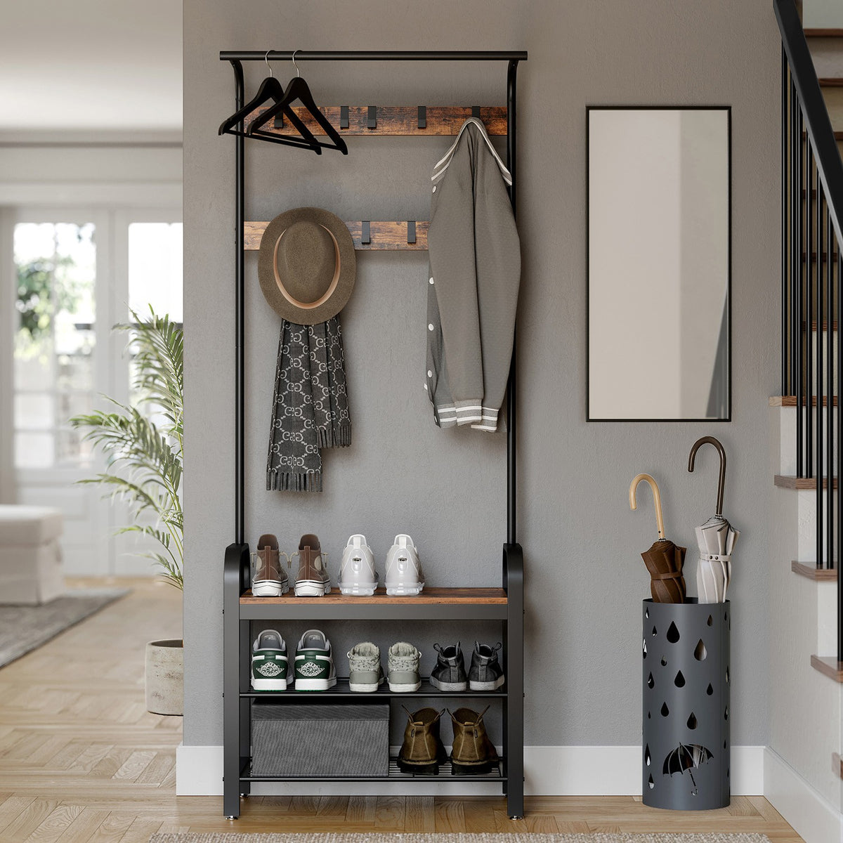 CHARLES Entryway Coat Rack