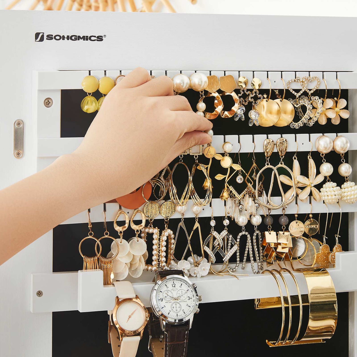 Lockable Jewelry Cabinet Armoire - image 4