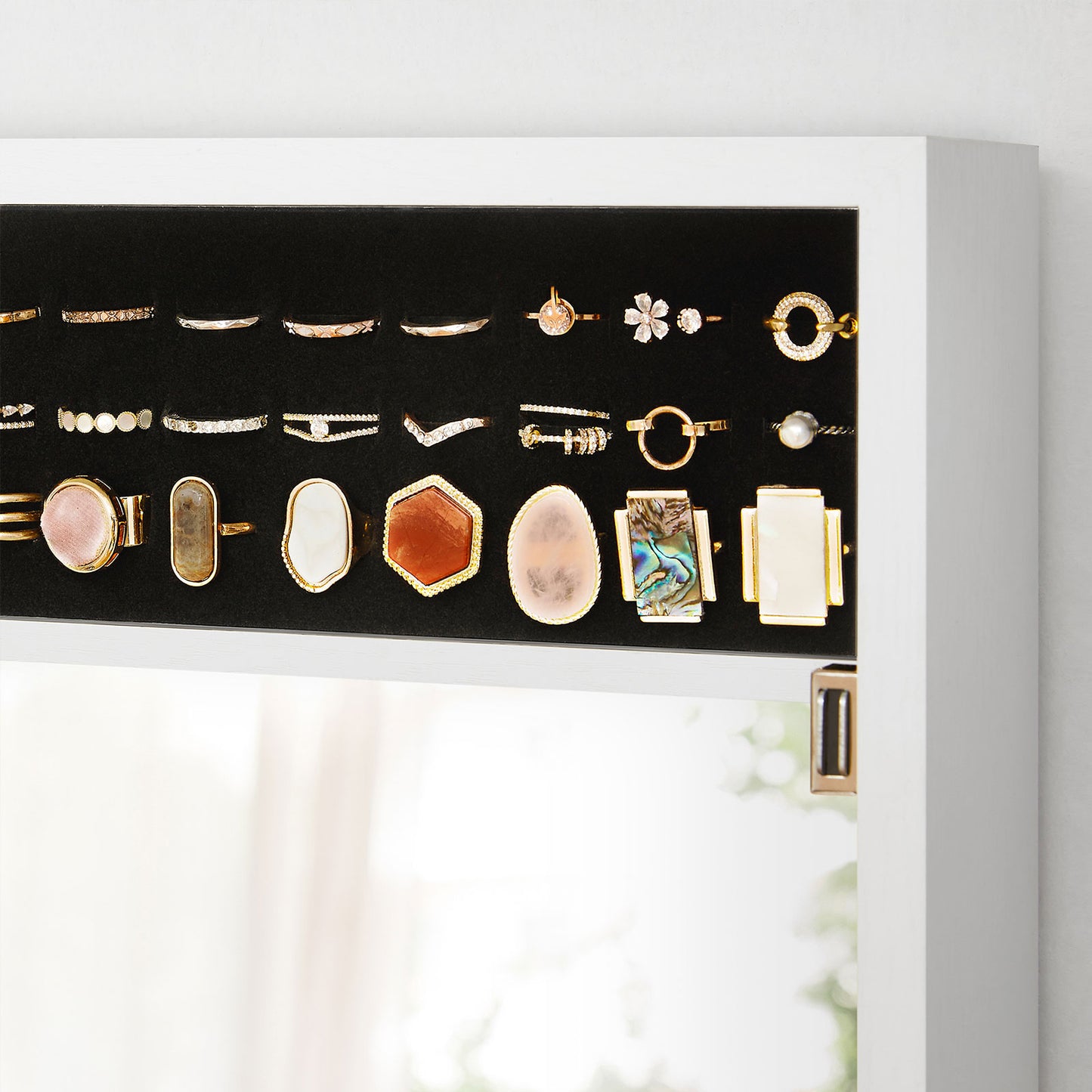 Lockable Jewelry Cabinet Armoire - image 5