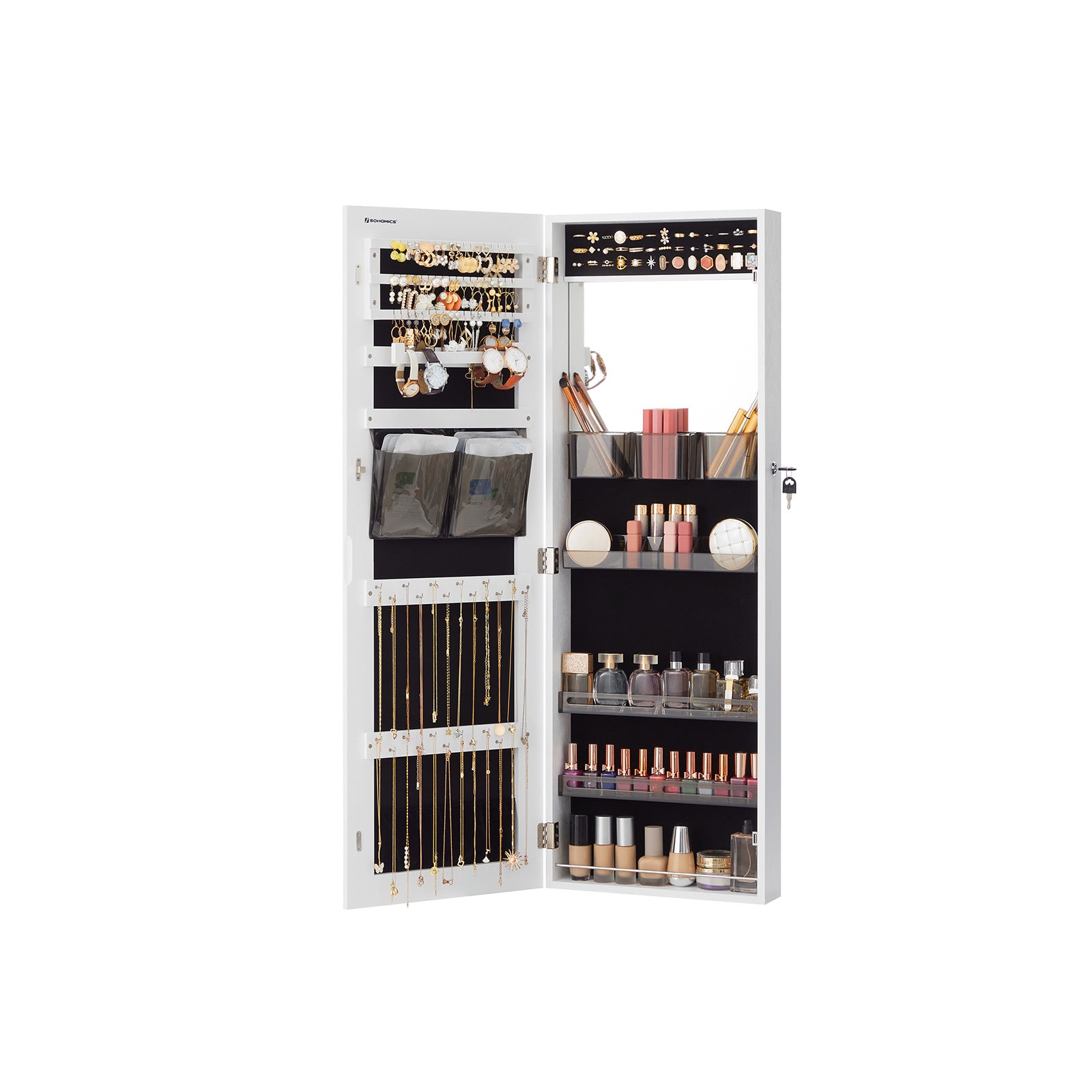 Lockable Jewelry Cabinet Armoire - image 6