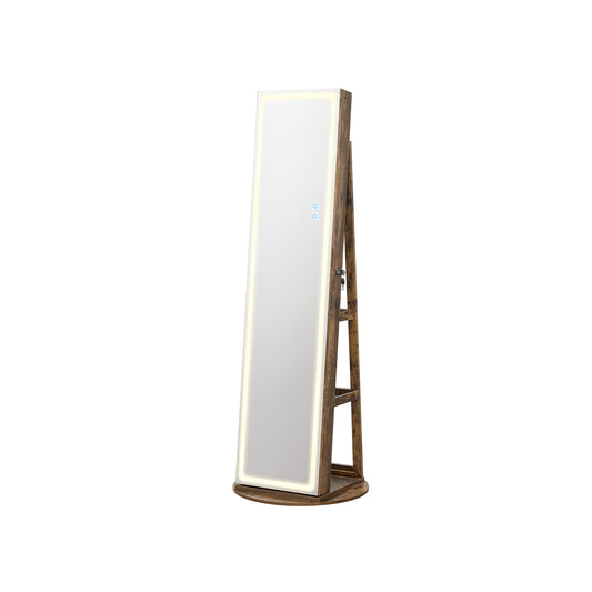 LED Mirror Jewelry Cabinet Standing - HWLEXTRA 