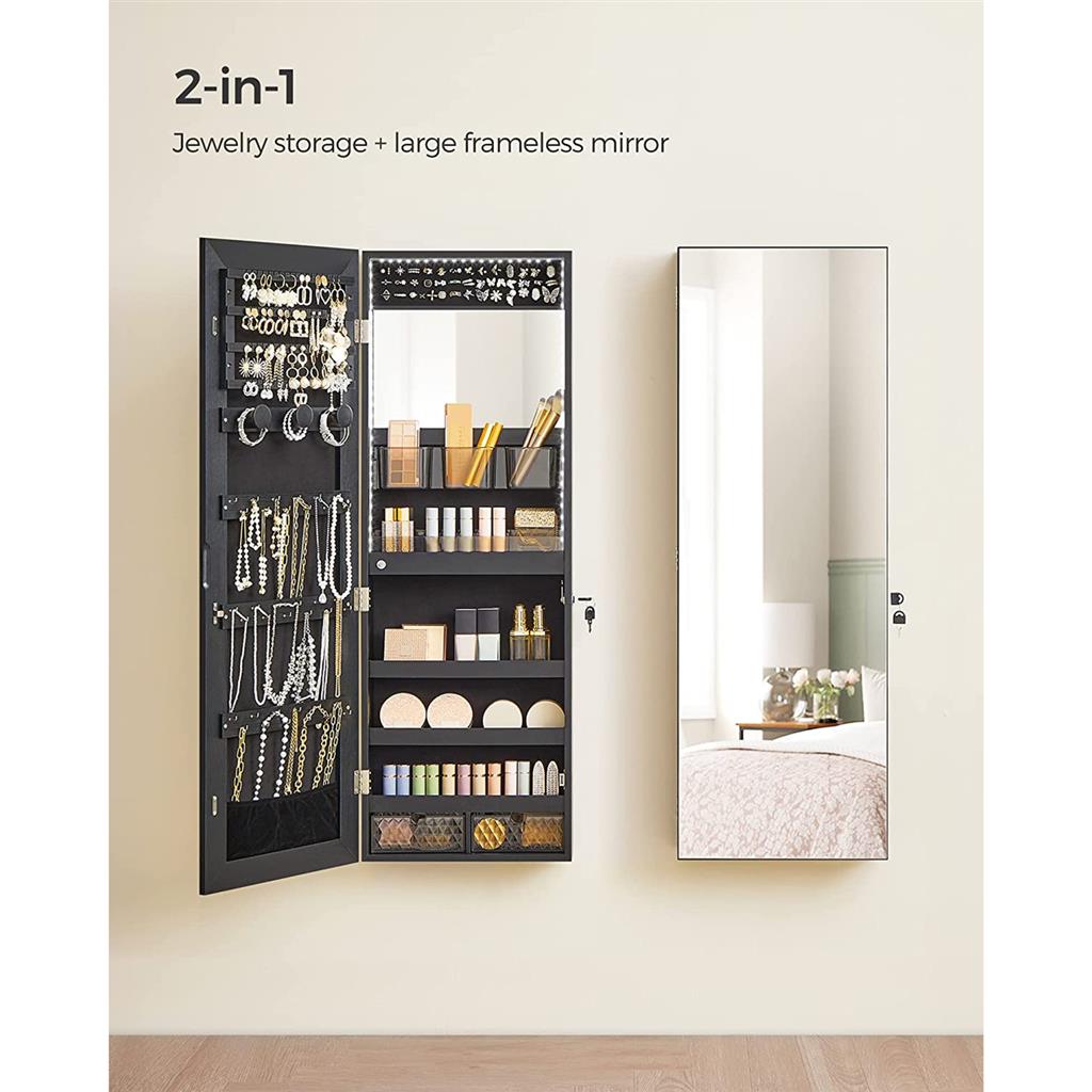 Jewelry Cabinet with LED Lights