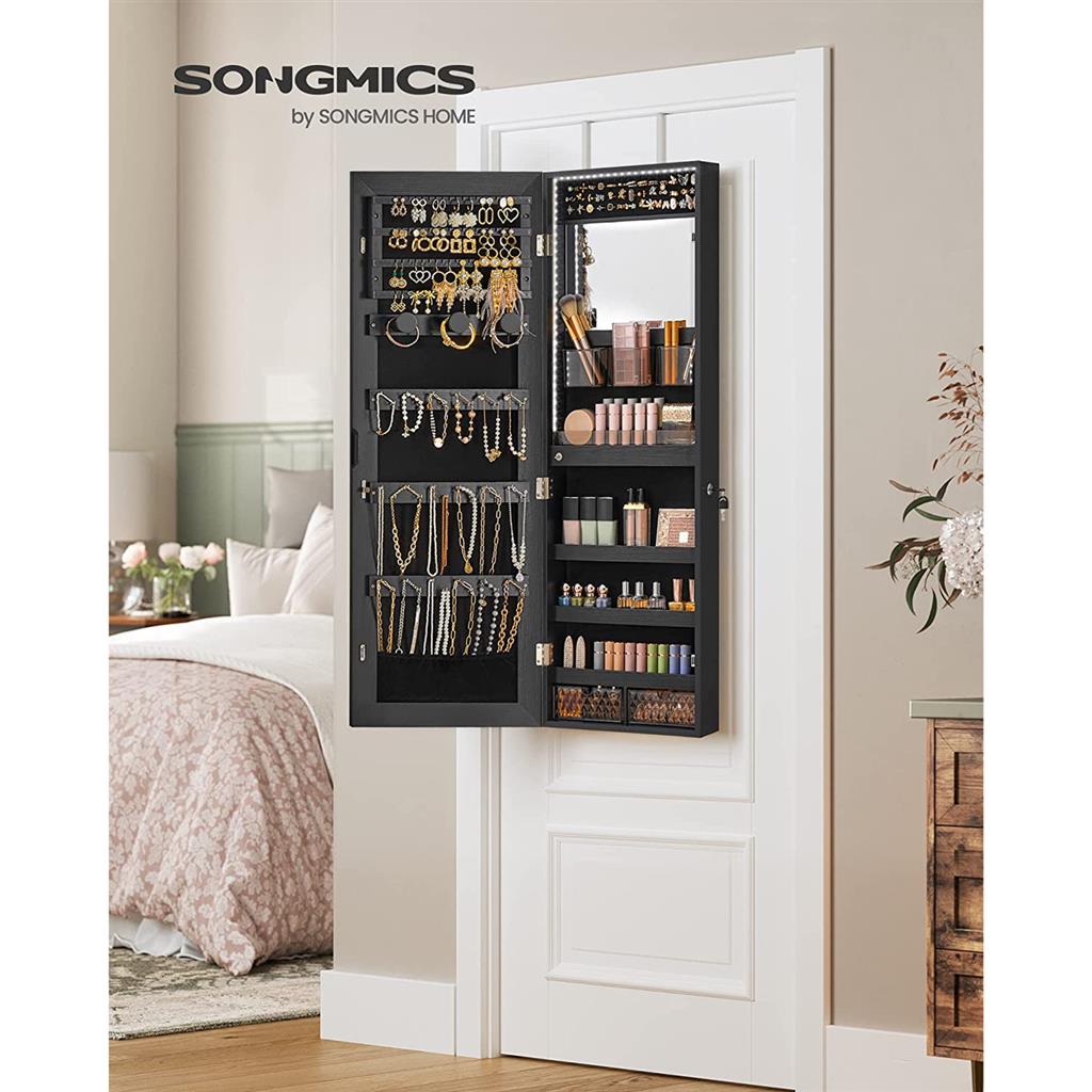 Jewelry Cabinet with LED Lights