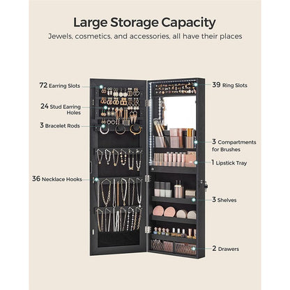 Jewelry Cabinet with LED Lights