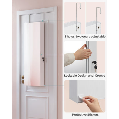 Jewelry Armoire Organizer with LED Lights