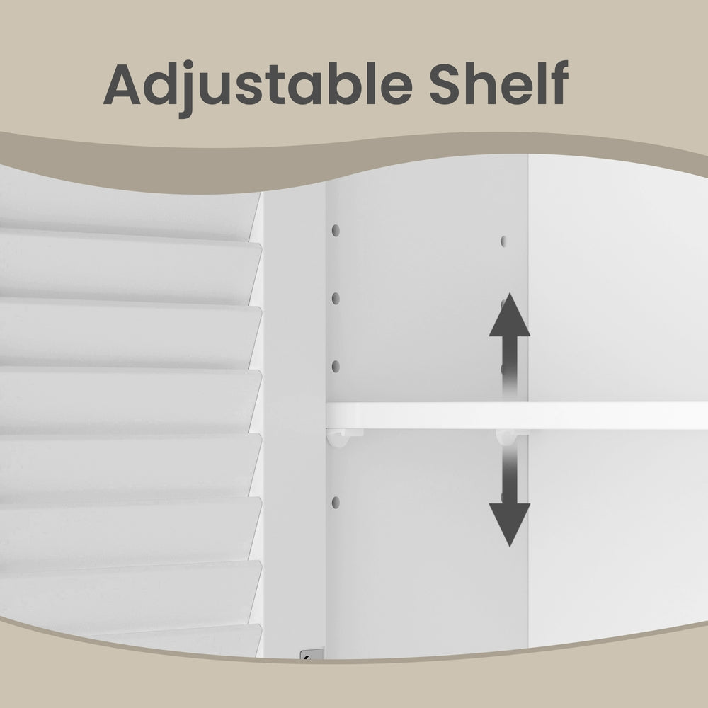 Bathroom Wall Cabinet, Wall-Mounted Bathroom Storage Cabinet - image 5