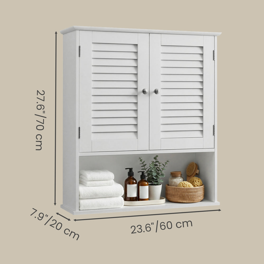 Bathroom Wall Cabinet, Wall-Mounted Bathroom Storage Cabinet - image 7