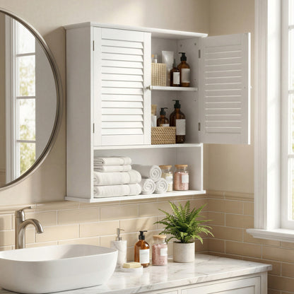 Bathroom Wall Cabinet, Wall-Mounted Bathroom Storage Cabinet - image 8