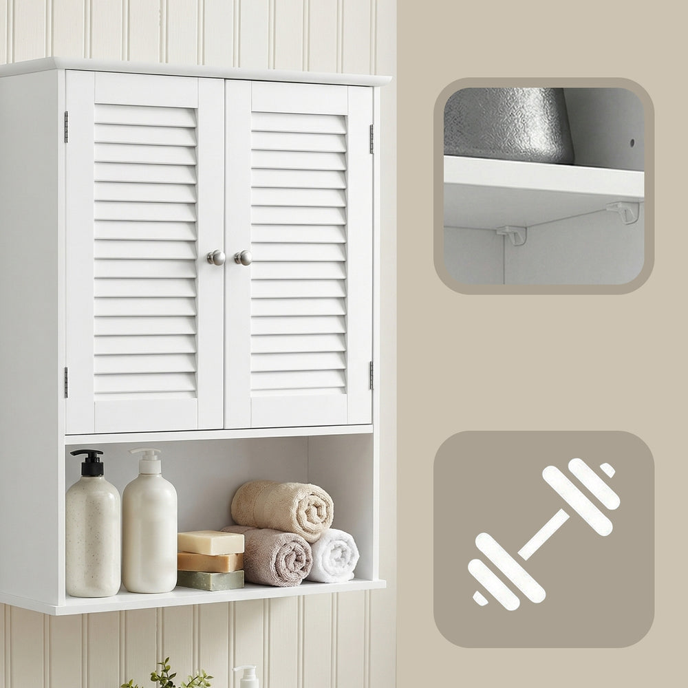 Bathroom Wall Cabinet, Wall-Mounted Bathroom Storage Cabinet - image 10