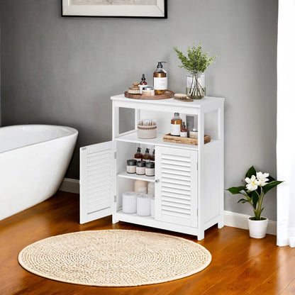 Bathroom Floor Cabinet Freestanding Storage Organiser Rack, Kitchen Cupboard - image 2