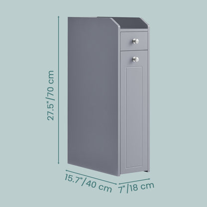 Small Bathroom Cabinet, Slim Bathroom Storage Unit, Bathroom Organiser - image 3