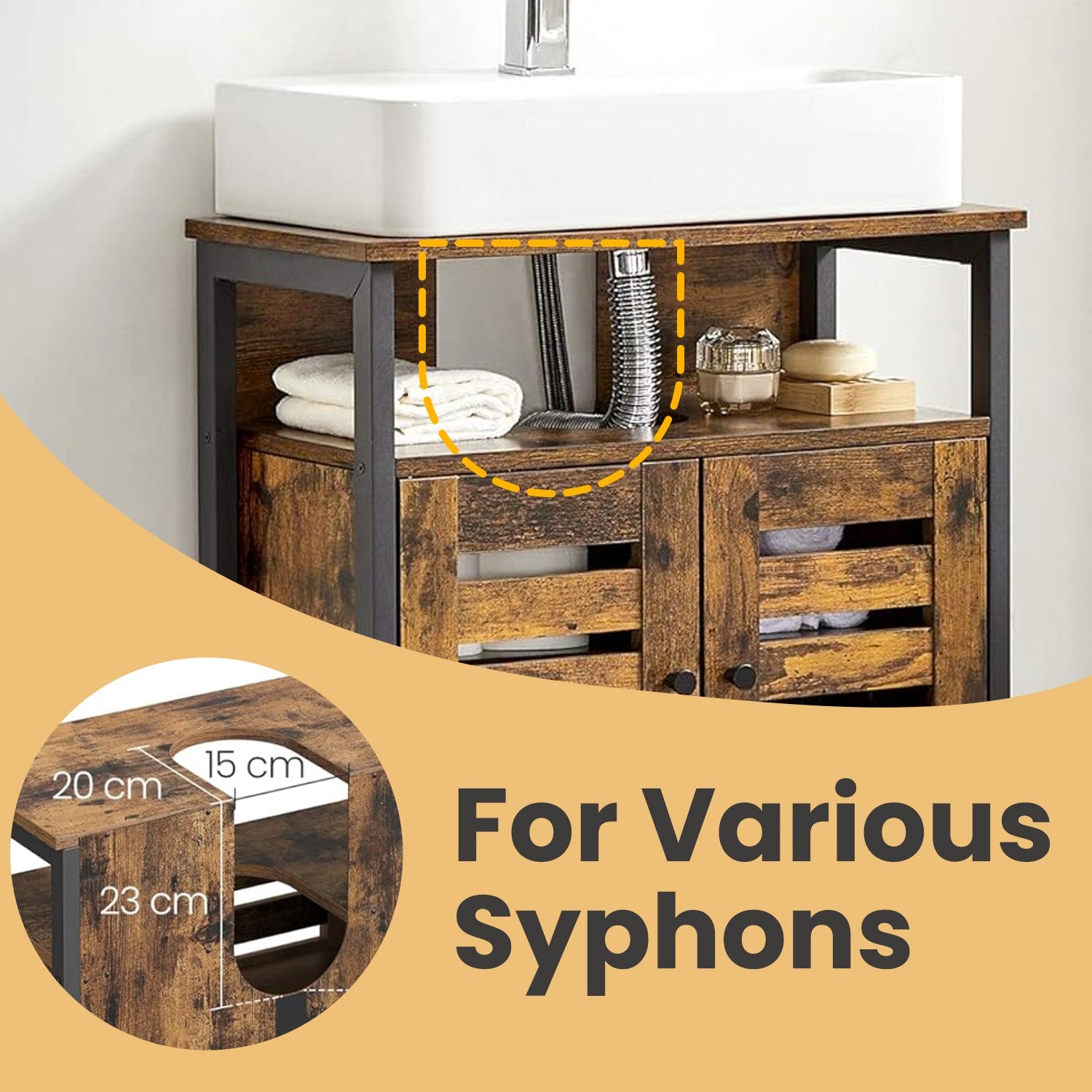 Under Sink Cabinet, Bathroom Cabinet - image 3