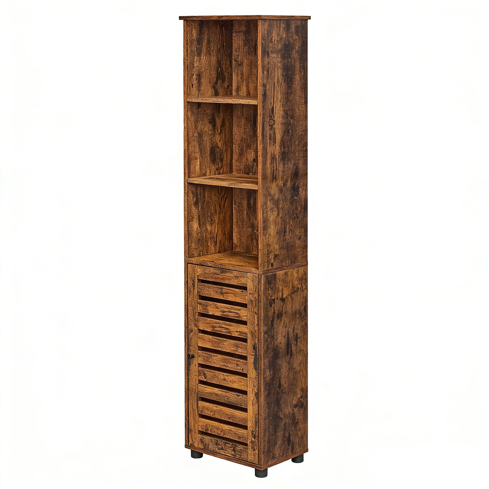 Freestanding Tall Bathroom Storage Cabinet, Bathroom Floor Cabinet, with Open Shelves, Adjustable Shelves - image 1