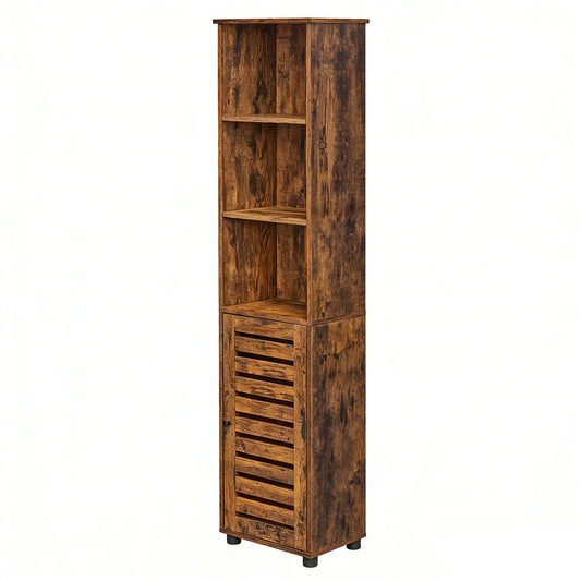 Freestanding Tall Bathroom Storage Cabinet, Bathroom Floor Cabinet, with Open Shelves, Adjustable Shelves - image 1
