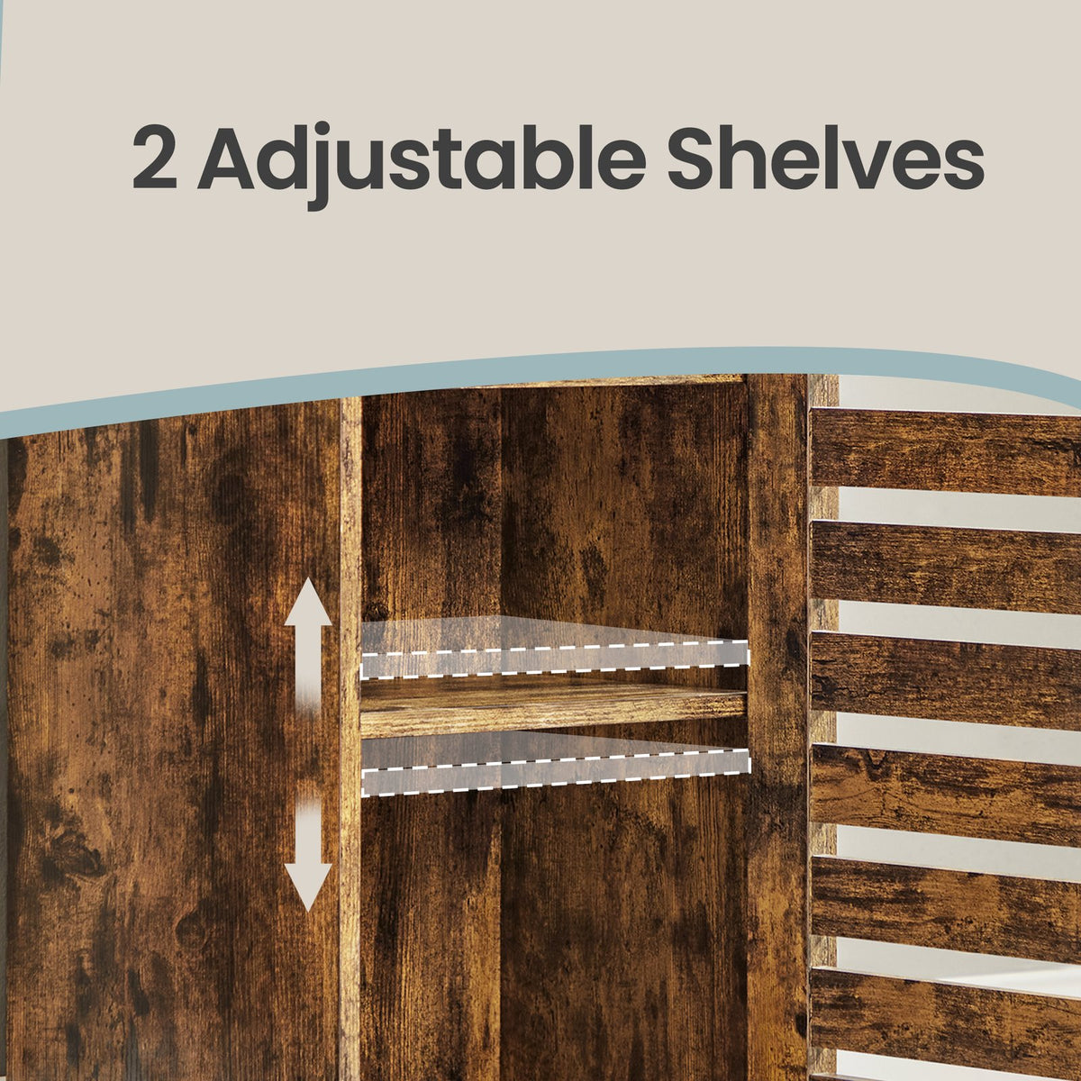 Freestanding Tall Bathroom Storage Cabinet, Bathroom Floor Cabinet, with Open Shelves, Adjustable Shelves - image 7