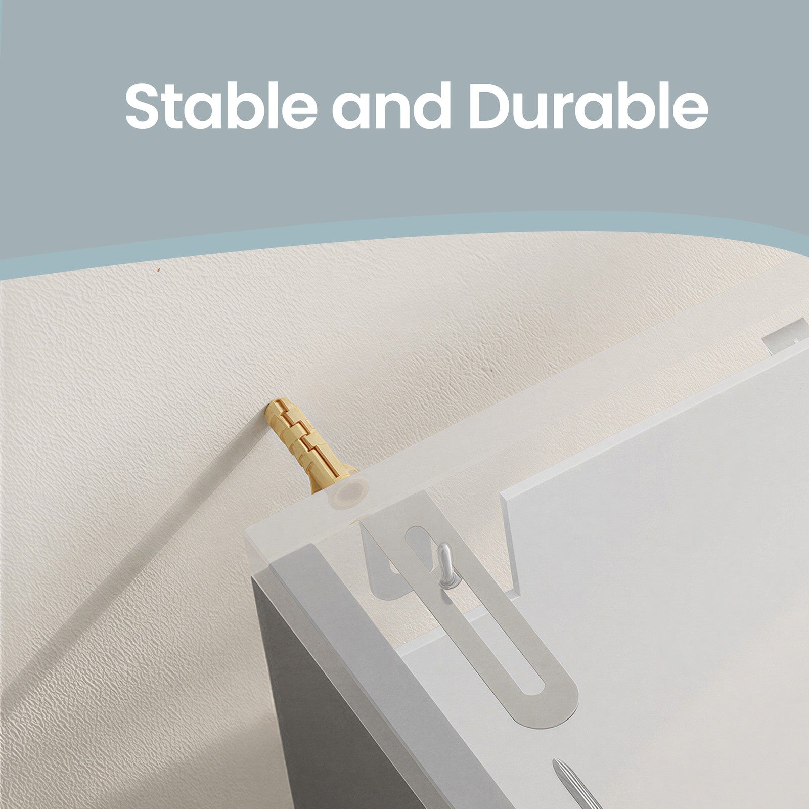 Pedestal Under Sink Bathroom Storage Cabinet, Bathroom vanity unit with 3 Drawers, 30 x 70 x 64 cm, White - image 13
