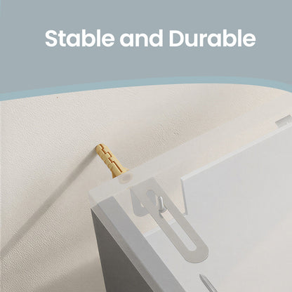 Pedestal Under Sink Bathroom Storage Cabinet, Bathroom vanity unit with 3 Drawers, 30 x 70 x 64 cm, White - image 13