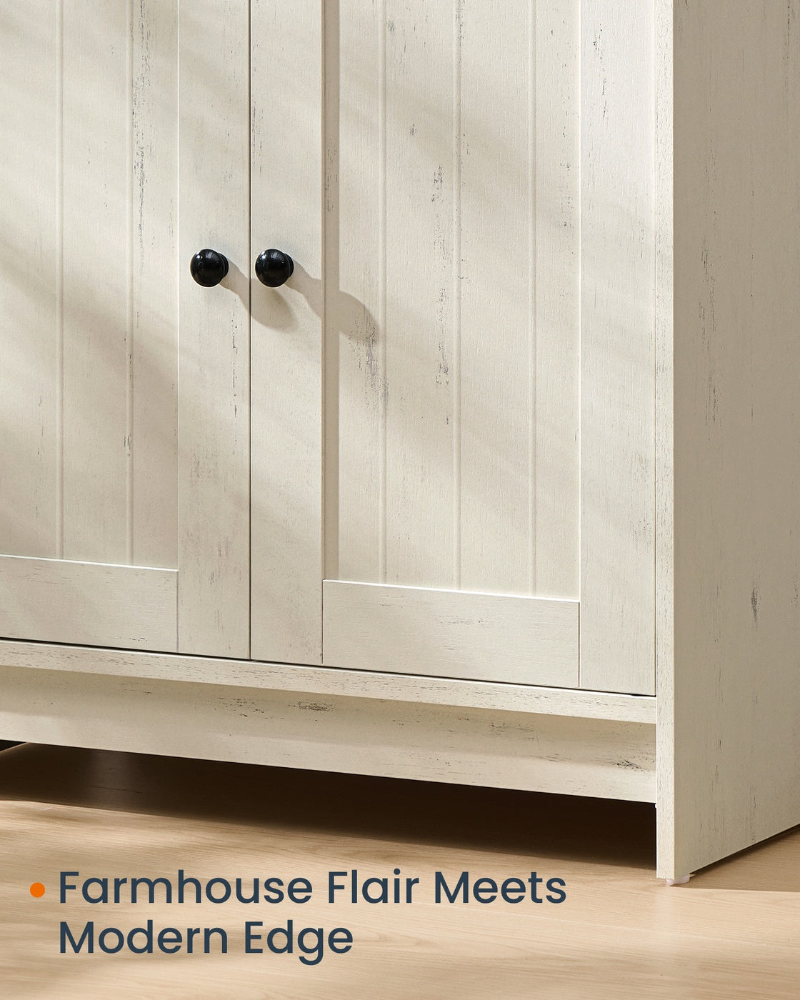 Bathroom Under Sink Cabinet Superfast Toolless Assembly Rustic White - image 7
