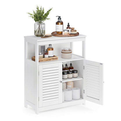 Wooden Bathroom Floor Cabinet - image 1