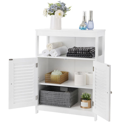 Wooden Bathroom Floor Cabinet - image 5
