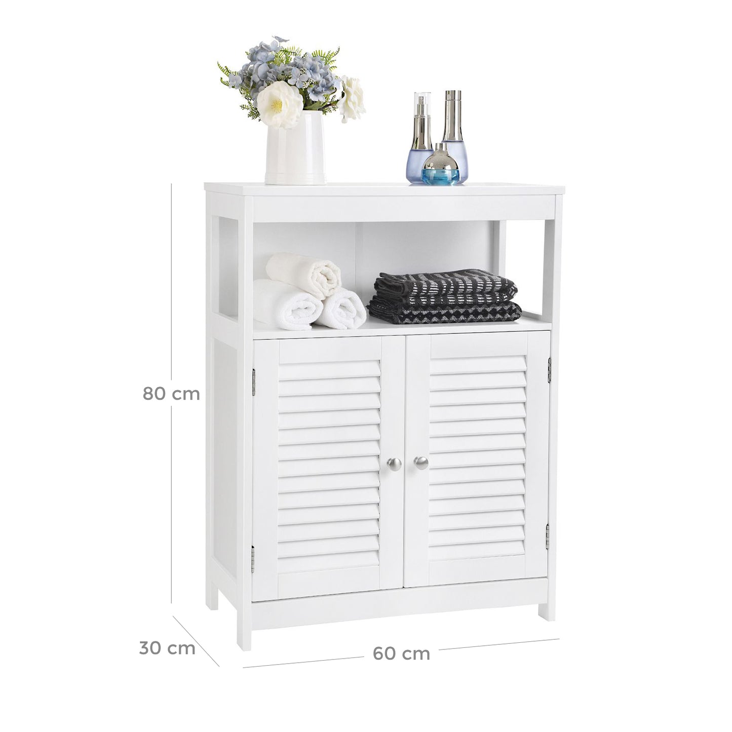 Wooden Bathroom Floor Cabinet - image 6