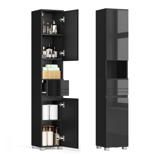 Sleek Bathroom Cabinet with a Drawer - image 1