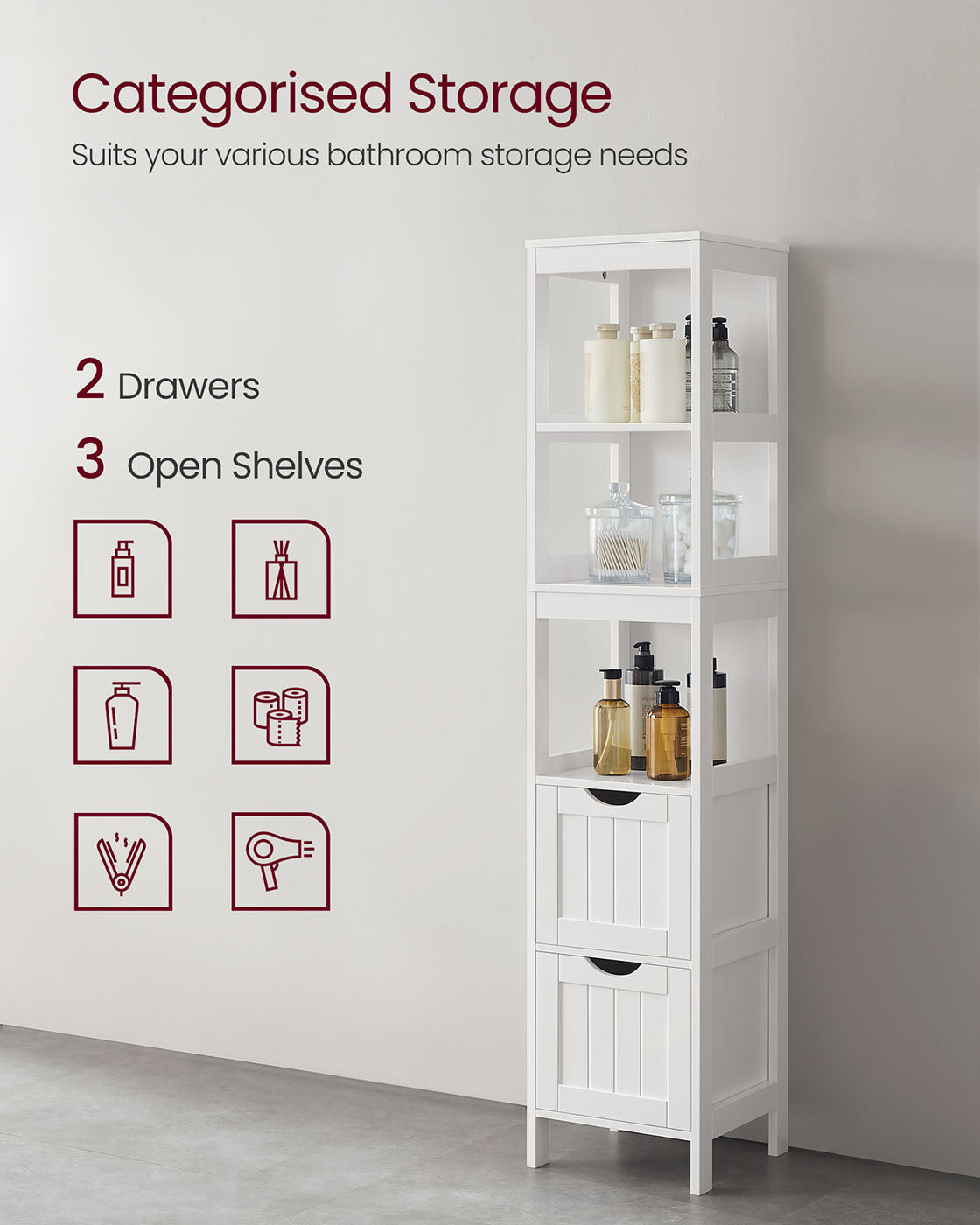 Tall Bathroom Cabinet - image 4