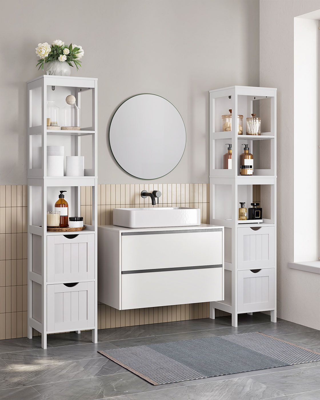 Tall Bathroom Cabinet - image 8