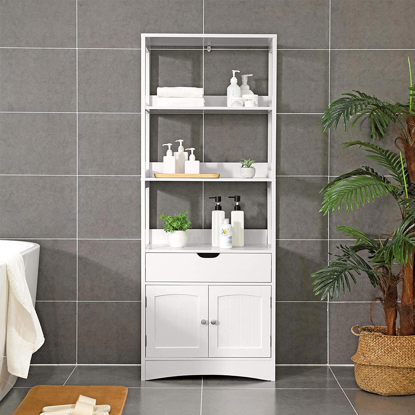 3 Open Shelves Cabinet - image 5