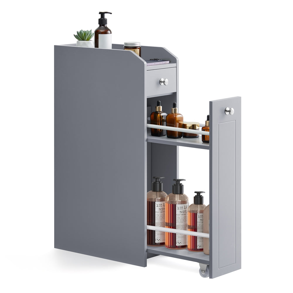Small Freestanding Bathroom Cabinet with Drawers - image 1