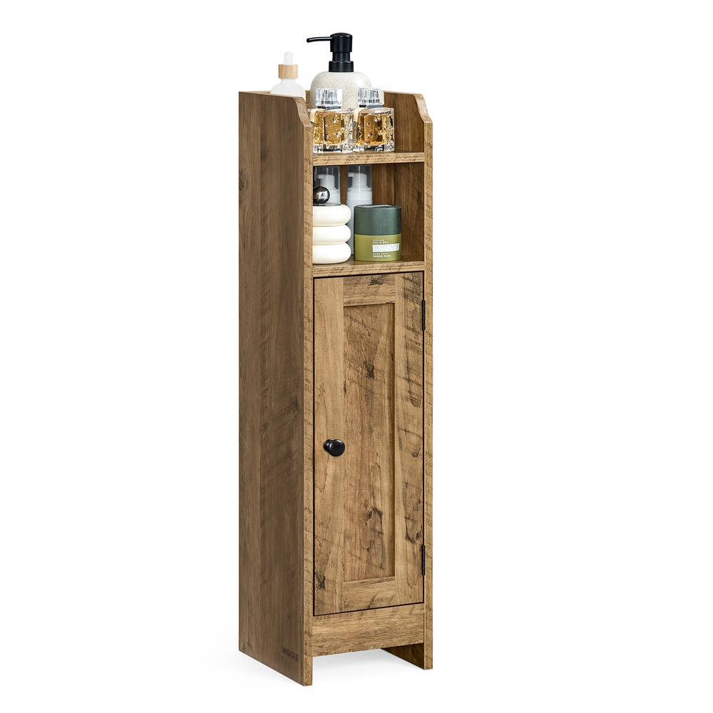 Bathroom floor cabinet with door and adjustable shelves - image 1
