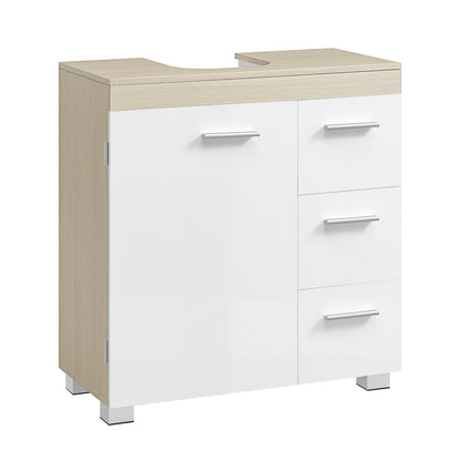 Under-Sink Bathroom Cabinet, 30 x 70 x 64 cm, Cloud White - image 27