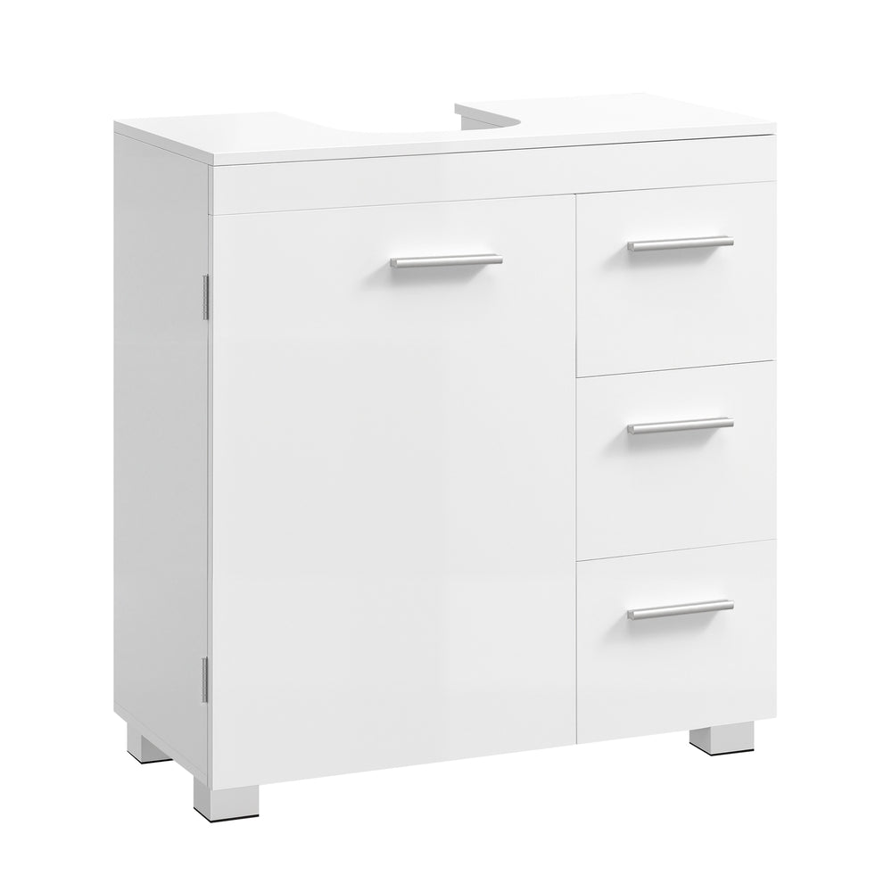 Under-Sink Bathroom Cabinet, 30 x 70 x 64 cm, Cloud White - image 34