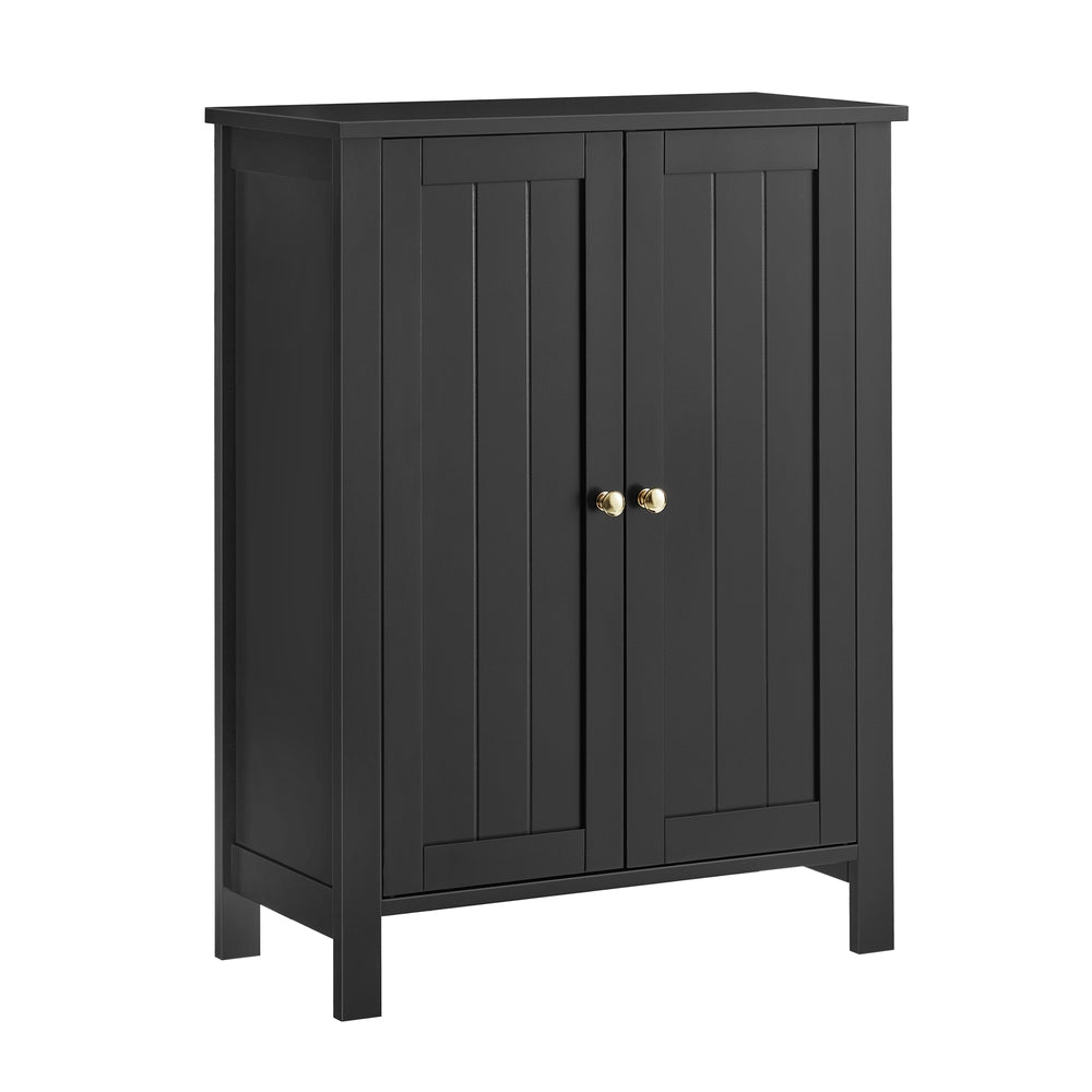 Bathroom Furniture Storage Cabine 2 Adjustable Shelves 30 x 60 x 80 cm Grey - image 9