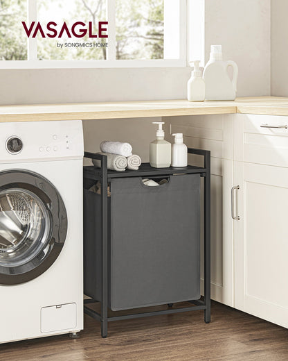 65L Laundry Basket Rustic Brown and Black - image 52