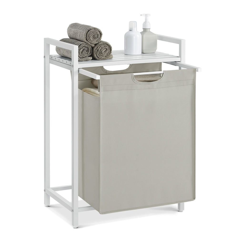 65L Laundry Basket Rustic Brown and Black - image 12