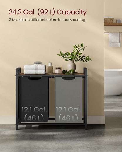 Laundry Sorter Hamper with Removable Bags - image 58