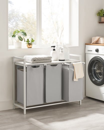 Laundry Basket with 3 Pull-Out and Removable Bags - image 48