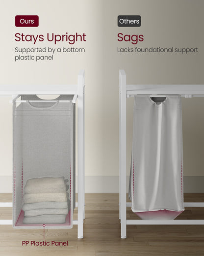 Laundry Basket with 3 Pull-Out and Removable Bags - image 52