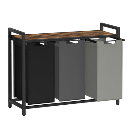 Laundry Basket with 3 Pull-Out and Removable Bags - image 54