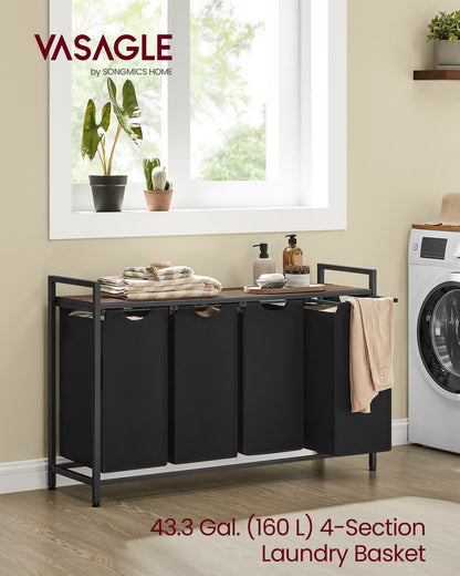Laundry Basket with 3 Pull-Out and Removable Bags - image 26