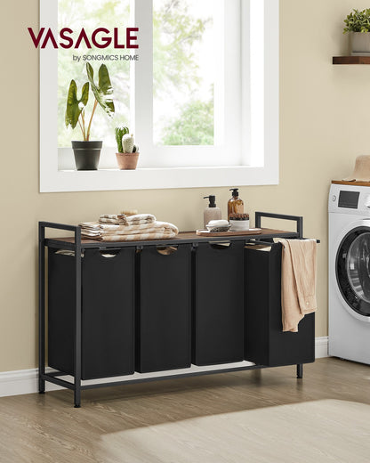 Laundry Basket with 3 Pull-Out and Removable Bags - image 27