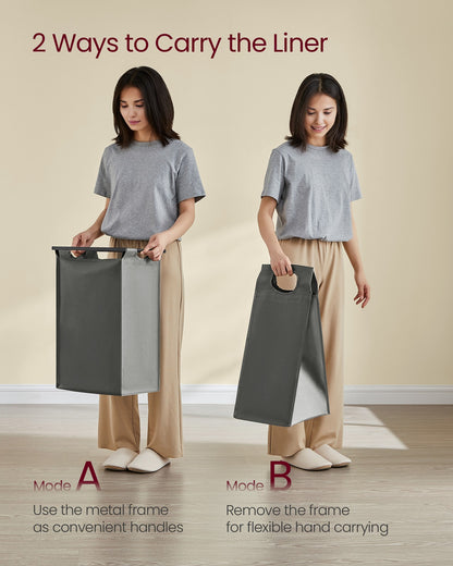 Laundry Basket with 3 Pull-Out and Removable Bags - image 38
