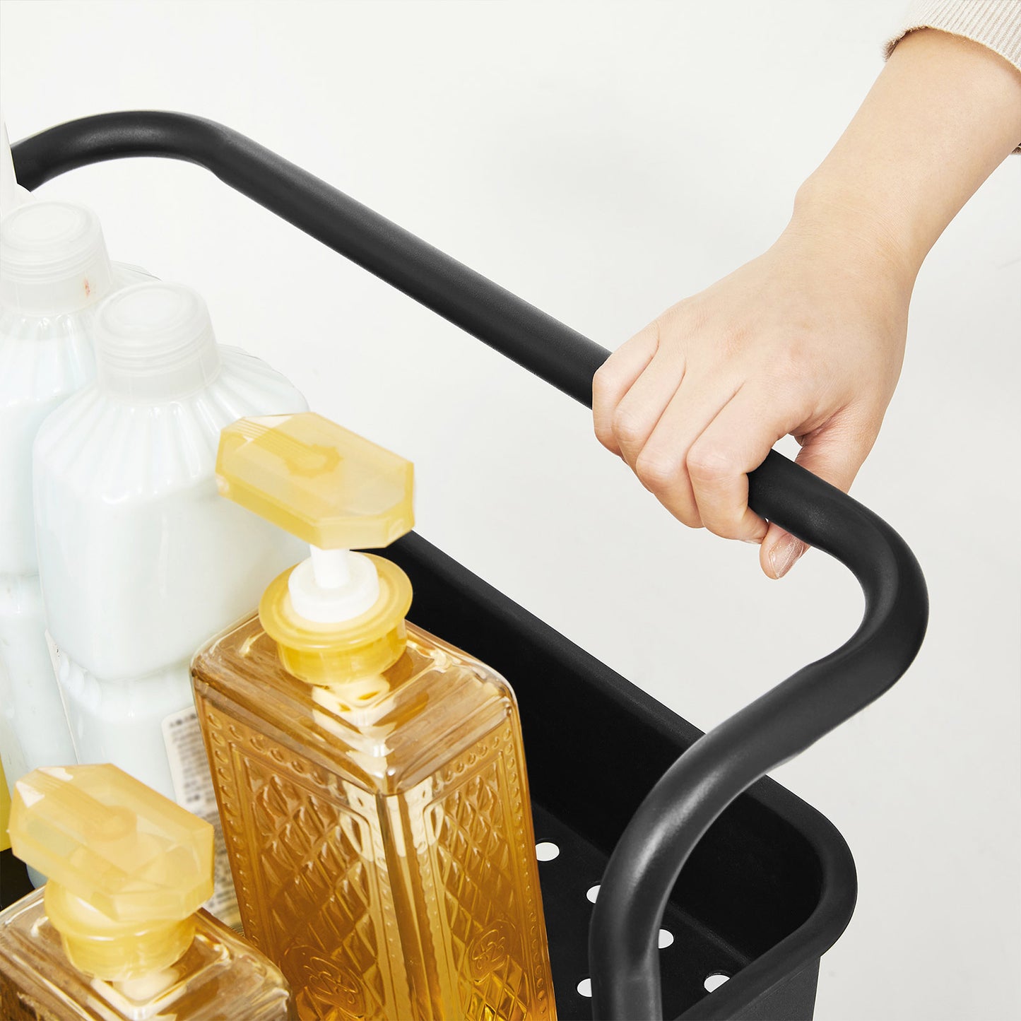 3-Tier Storage Cart Black - image 8